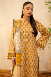 13 | 2Pc Unstitched Suit Lawn Collection By Zellbury
